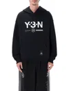 Y-3 X Nbhd Graphic Hoodie Black In Black