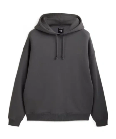 Y-3 Graphic Hoodie In Gray