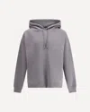 Y-3 Hoodie Featuring Graphic Design On Back In Gray