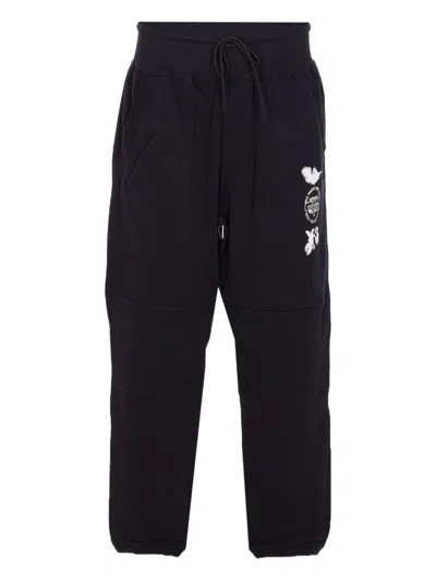 Y-3 GRAPHIC LOGO JOGGERS WITH DRAWSTRING CLOSURE