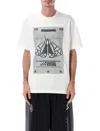 Y-3 Nbhd Oversized Cotton Graphic T-shirt In Neutral