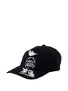 Y-3 Graphic-print Baseball Cap In Black