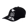 Y-3 Graphic-print Cotton Cap In Black