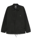 Y-3 Cotton Blend Gfx Coach Jacket In Black