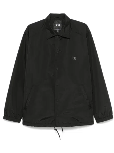 Y-3 Graphic-print Jacket In Black