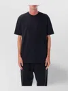Y-3 Adidas Y 3 Black T Shirt With Graphic Print In Black