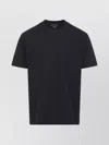 Y-3 Short-sleeve Cotton T-shirt With Bold Graphic Back In Black