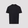 Y-3 Short-sleeve Cotton T-shirt With Bold Graphic Back In Black