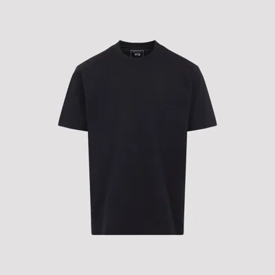 Y-3 Graphic Print Short Sleeve T-shirt In Black