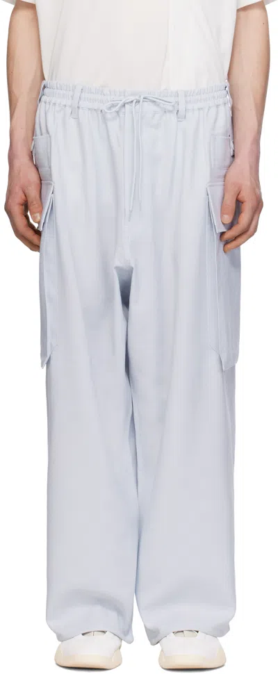 Y-3 Grey M Sp Un Cargo Trousers In Clgrey