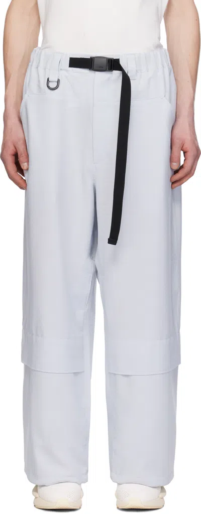 Y-3 Gray Sp Un Trousers In Clgrey