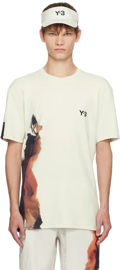 Y-3 Gray Us Open Tennis Freelift Pro T-shirt In Neutral