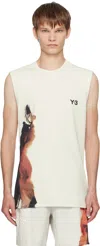 Y-3 Gray Us Open Tennis Pro Tank Top In Neutral