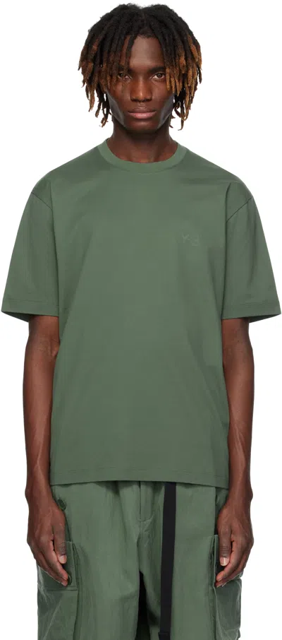 Y-3 Green Regular Short Sleeve T-shirt