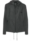 Y-3 Flanneljacket In Grey