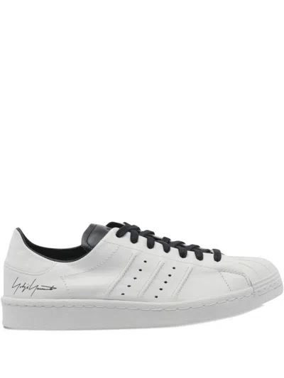 Y-3 GREY SUPERSTAR SNEAKERS