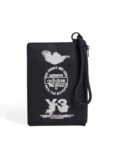 Y-3 Hand-made Envelope With Logo In Black