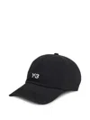 Y-3 Hats In Black Cotton In Black