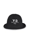 Y-3 Hat Made Of Cotton Blend.