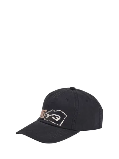 Y-3 Hat With Logo In Black