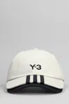 Y-3 Hats In Beige Cotton In Neutral