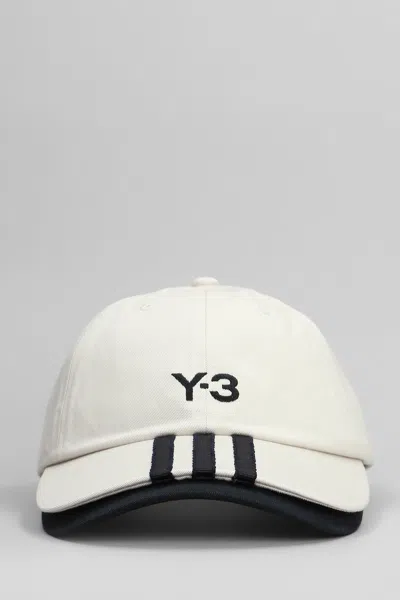 Y-3 Hats In Beige Cotton In Neutral
