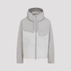 Y-3 Hooded Jacket Long Sleeves Chest Pocket In Gray