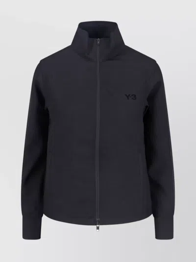 Y-3 HIGH COLLAR LONG SLEEVE SWEATSHIRT JACKET