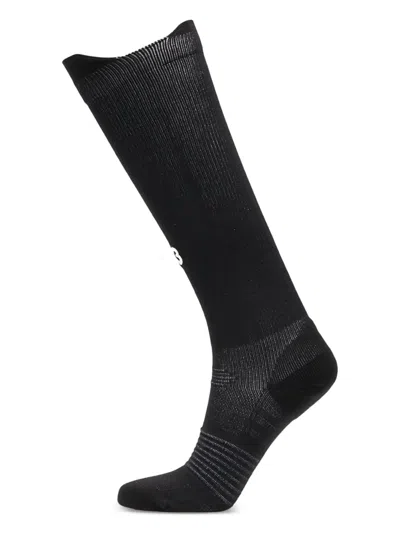 Y-3 High-knee Socks In Black