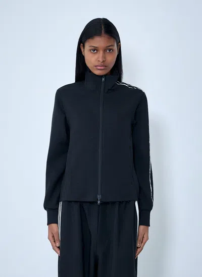 Y-3 High-neck Zip Jacket In Black