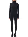 Y-3 Logo-print Jumpsuit In Black