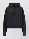 Y-3 Hooded Knitwear With Ribbed Cuffs And Hem In Black