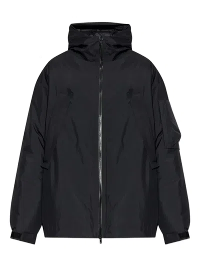Y-3 Hooded Padded Jacket In Black