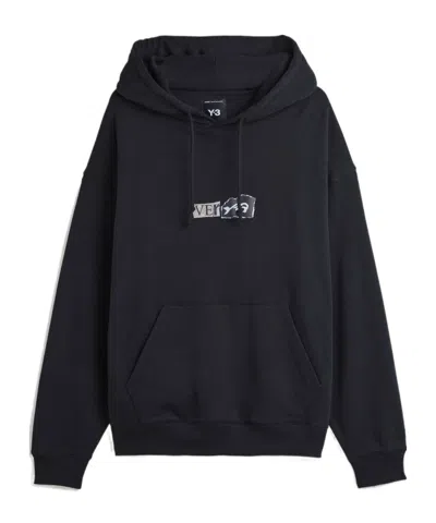 Y-3 Cotton Sweatshirt With Logo In Black