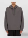 Y-3 Hoodie Featuring Graphic Design On Back In Gray