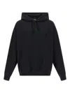 Y-3 Relaxed-fit Black Hoodie With Subtle Front Logo And Side Pockets In Multi