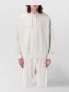 Y-3 Y 3 Light Grey Cotton And Recycled Polyester Hoodie For Men