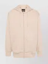 Y-3 Logo Printed Zipped Hoodie