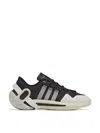 Y-3 Idoso Boost Leather-trimmed Neoprene Sneakers In Black