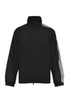 Y-3 Adidas 3-stripes Nylon Shell Jacket In Black