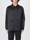 Y-3 Logo-printed Shirt Jacket In Black