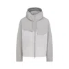 Y-3 Hooded Jacket Long Sleeves Chest Pocket In Gray