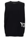 Y-3 Y 3 Knitted Logo Vest In Seven