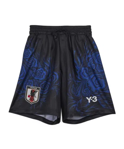 Y-3 Jfa Graphic Shorts In Black