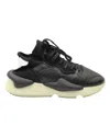 Y-3 Kaiwa Gx1053 Low-top Sneakers In Black Leather In Black
