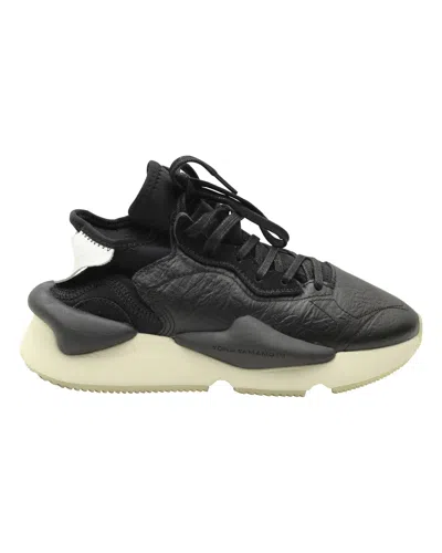 Y-3 Kaiwa Gx1053 Low-top Sneakers In Black Leather