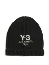 Y-3 Knit Beanie In Black