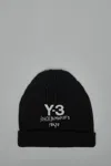 Y-3 Knit Beanie In Black