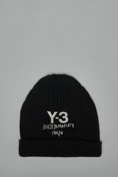 Y-3 Knit Beanie In Black