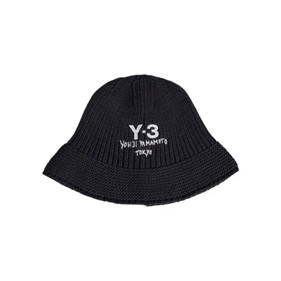 Pre-owned Y-3 Knit Bucket Hat 'black' | Men's Size Onesize